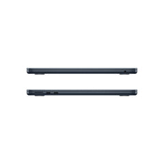 Apple MacBook Air 13-inch M2, 8GB RAM, 256GB SSD, Midnight — ports: MagSafe 3, two Thunderbolt / USB 4 ports, headphone jack