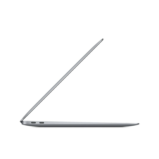 Apple MacBook Air 13-inch M1, 8GB RAM, 1TB SSD, Space Gray — open, side angle