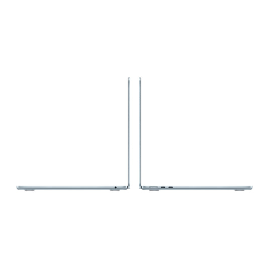 Apple MacBook Air 13-inch M4, 16GB, 512GB, Sky Blue — side profile open