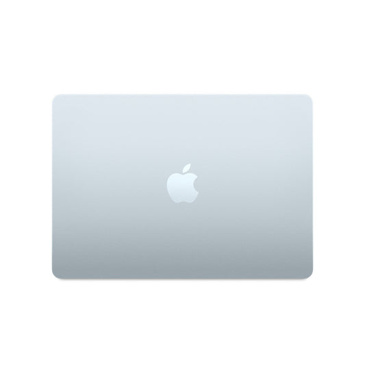 Apple MacBook Air 13-inch M4, 16GB RAM, 512GB SSD, Sky Blue — back of the lid