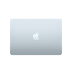 Apple MacBook Air 13-inch M4, 16GB RAM, 512GB SSD, Sky Blue — back of the lid