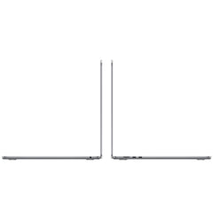 Apple MacBook Air 13-inch M2, 8GB RAM, 256GB SSD, Space Gray — side profile, open