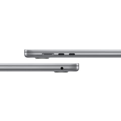 Apple MacBook Air 13-inch M2, 8GB RAM, 256GB SSD, Space Gray — ports: MagSafe 3, two Thunderbolt / USB 4 ports, headphone jack
