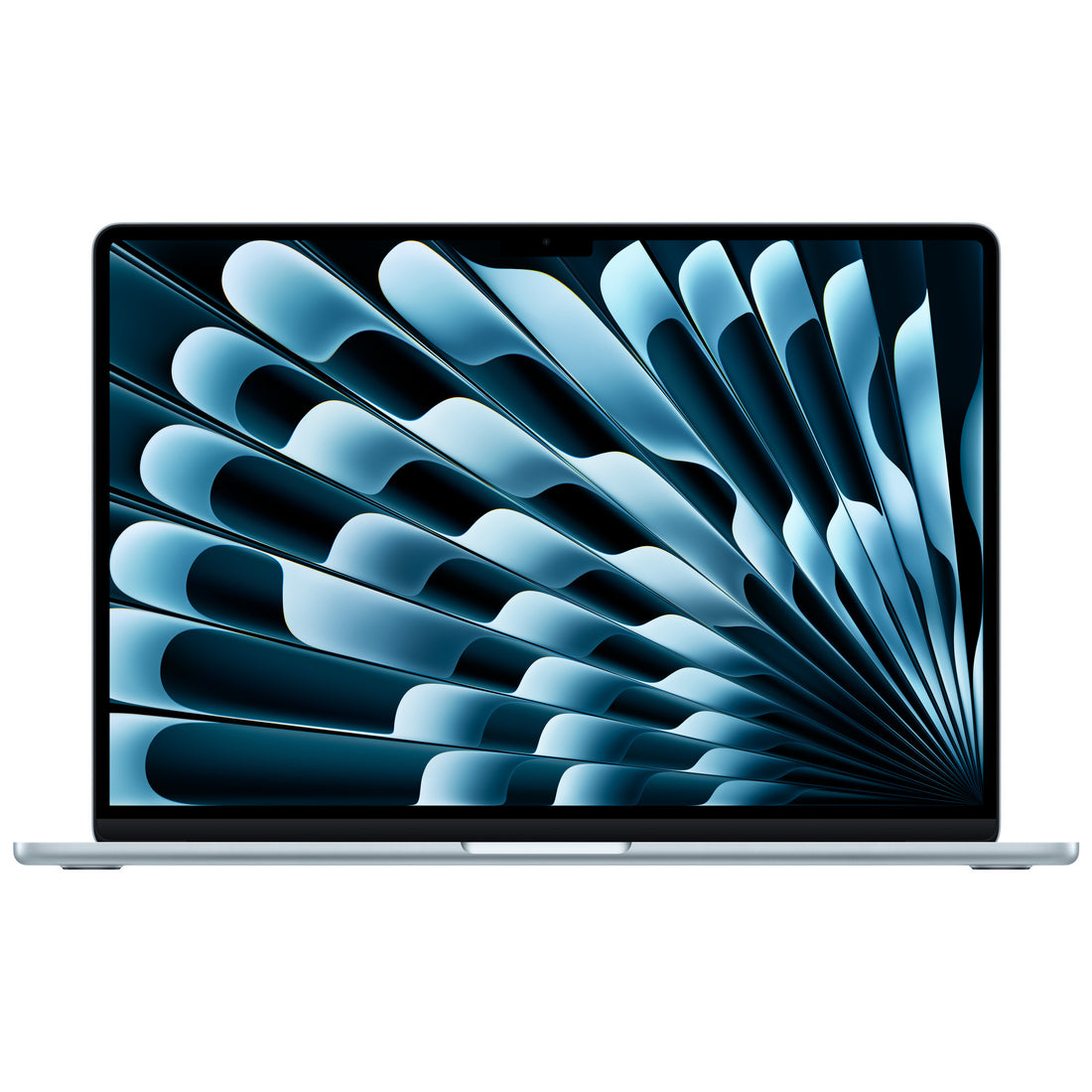 Apple MacBook Air 15-inch M4, 24GB RAM, 1TB SSD, Sky Blue — front view