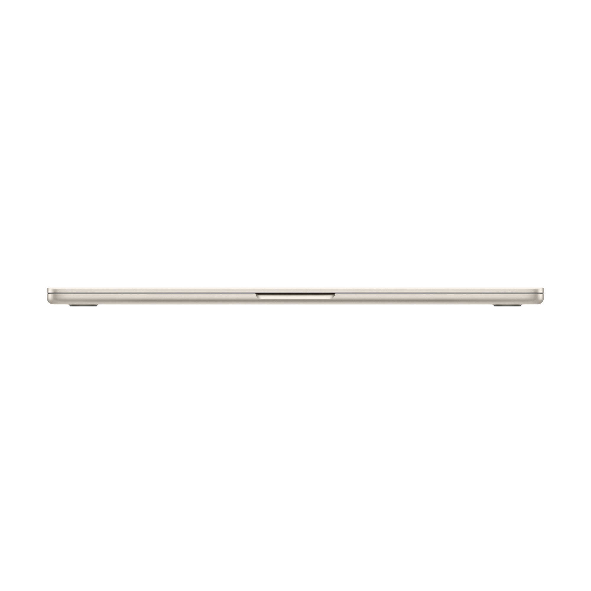 Apple MacBook Air 15-inch M4 in Starlight, closed front view