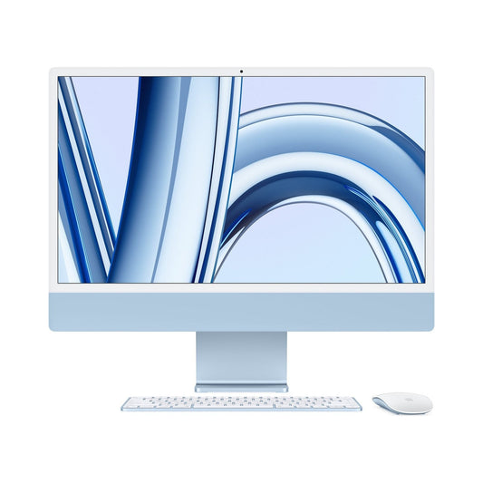 Apple iMac 24-inch M4 with 8-Core CPU and 10-Core GPU — 16GB 256GB Blue | 1-Year Warranty | Free 2-Day Shipping