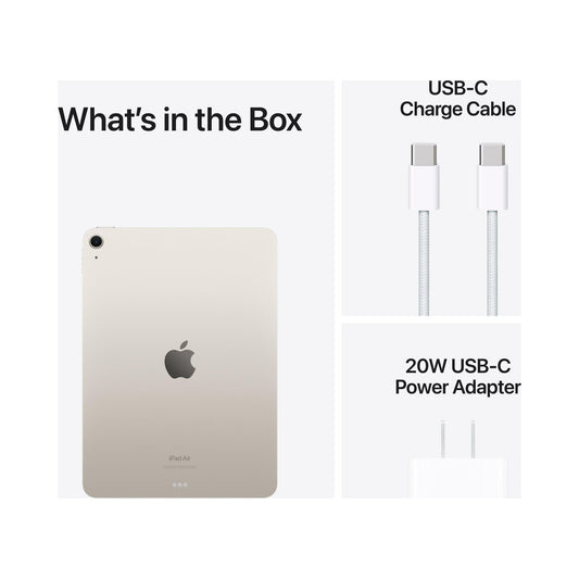 Apple iPad Air 11-inch M2 — 128GB Wi-Fi + Cellular Starlight | Grade B